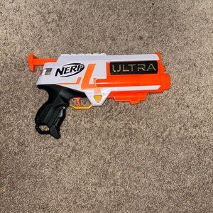 Nerf Ultra Blaster with White and Orange Design